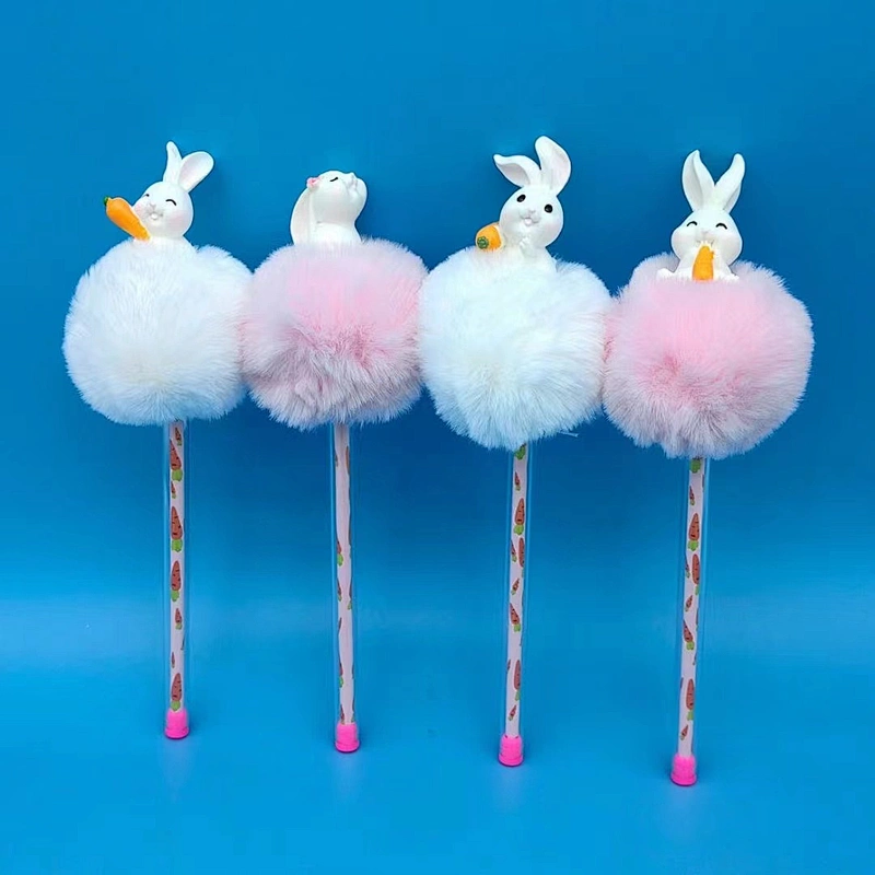 EASTERN RABBIT POMPOM PEN